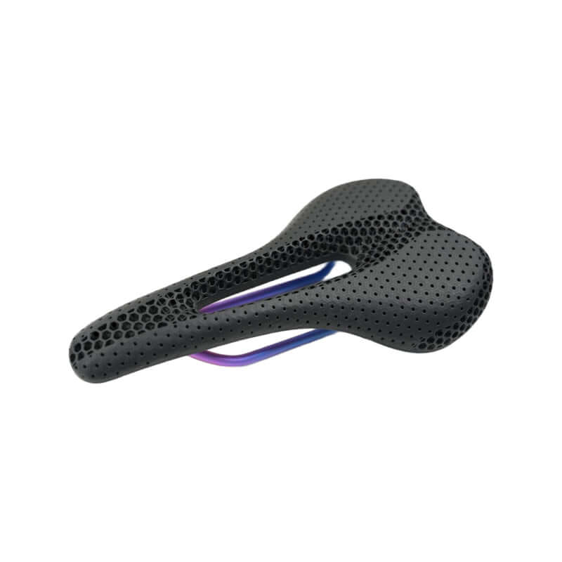Samassi Titanium 3D-Printed Bike Saddle: Unleash Unmatched Comfort & Performance - TR8, ultra-lightweight bike seat design.
